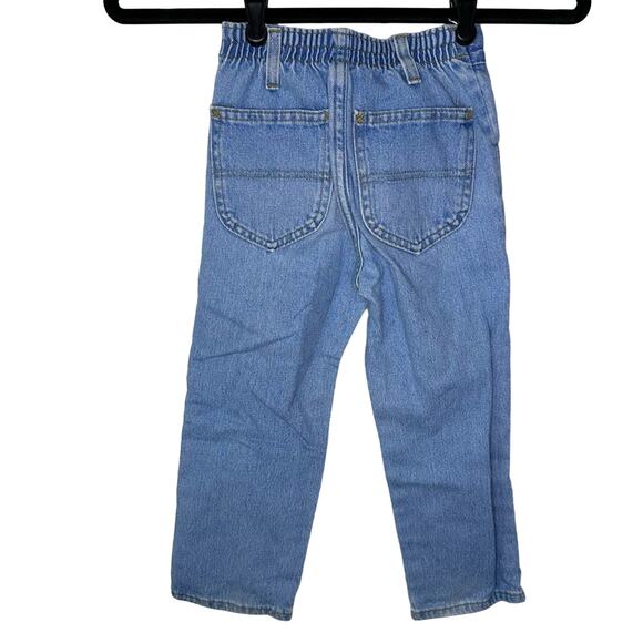 Vintage Riders Denim Jeans Kids Size 5 Light Blue Wash 90s High Waisted - Picture 2 of 5